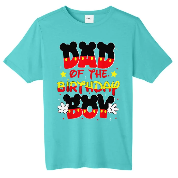 Dad And Mom Birthday Boy Mouse Family Matching ChromaSoft Performance T-Shirt