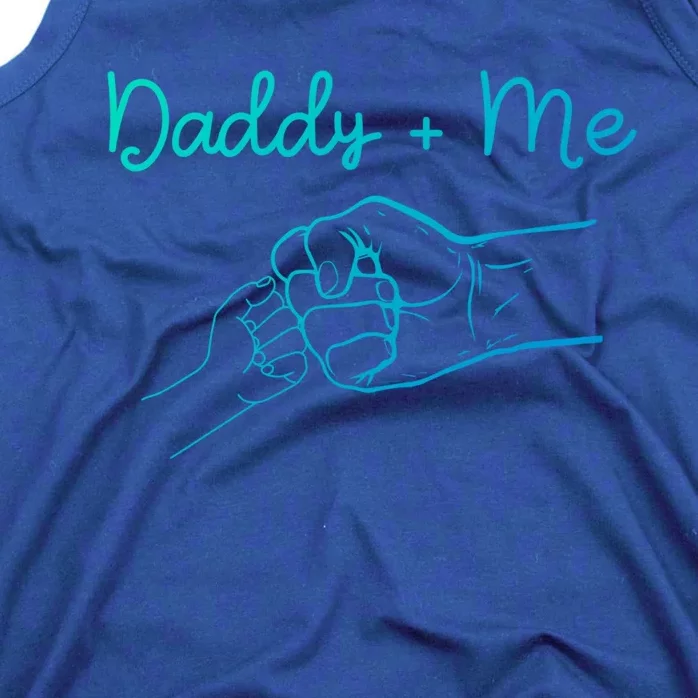 Daddy And Me Best Dad Ever Fist Bump Funny FatherS Day Gift Tank Top