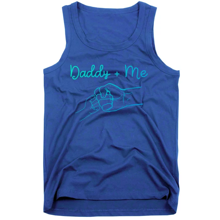 Daddy And Me Best Dad Ever Fist Bump Funny FatherS Day Gift Tank Top