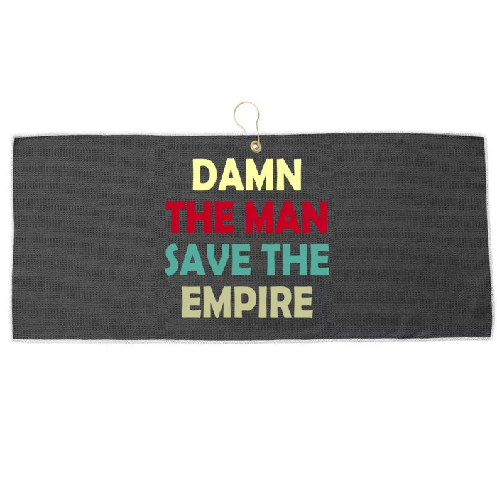 Damn The Man Save The Empire Large Microfiber Waffle Golf Towel