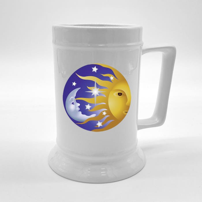 Day And Night Inspirational Motivational Creative Design Gift Front & Back Beer Stein