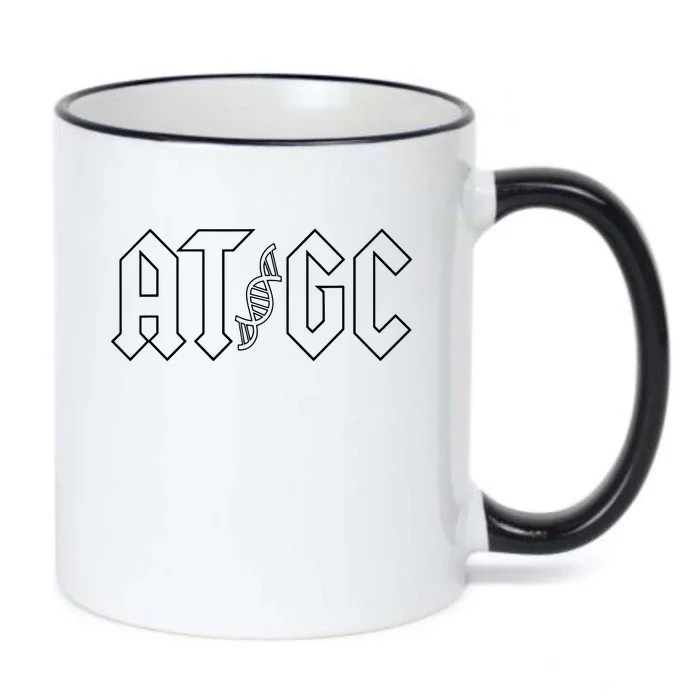 Dna Atgc Nucleotides Biology Science Teacher Black Color Changing Mug