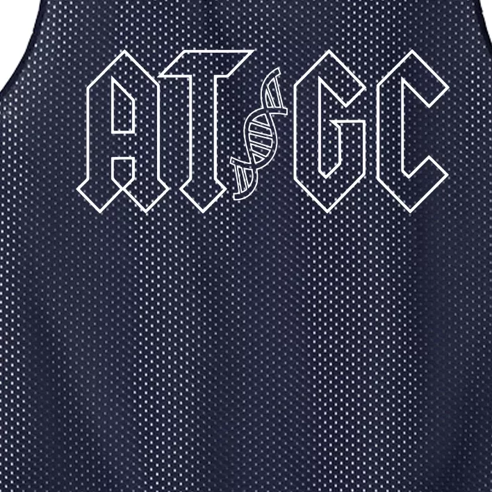 Dna Atgc Nucleotides Biology Science Teacher Mesh Reversible Basketball Jersey Tank