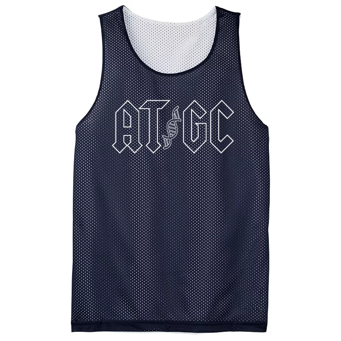 Dna Atgc Nucleotides Biology Science Teacher Mesh Reversible Basketball Jersey Tank