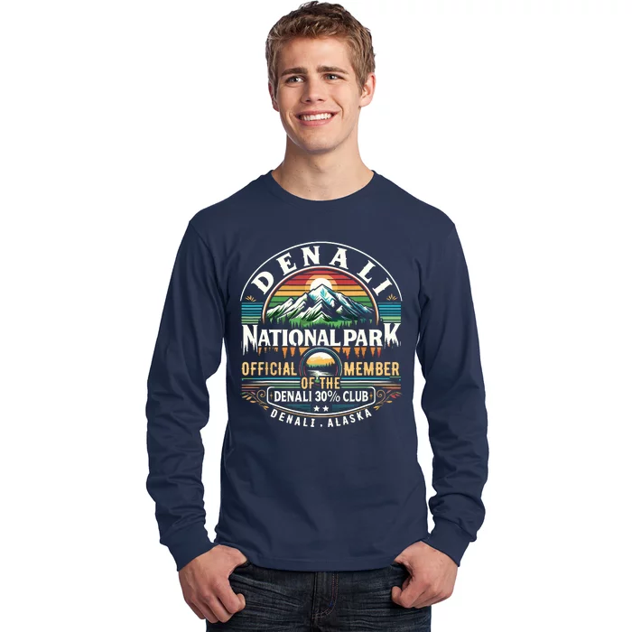 Denali Alaska National Park Official Member Of The Denali 30 Percent Club Long Sleeve Shirt