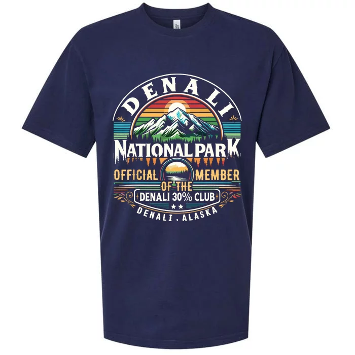 Denali Alaska National Park Official Member Of The Denali 30 Percent Club Sueded Cloud Jersey T-Shirt