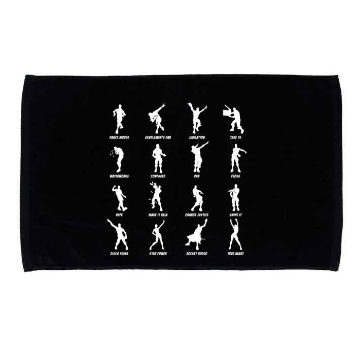 Dance Emotes Microfiber Hand Towel