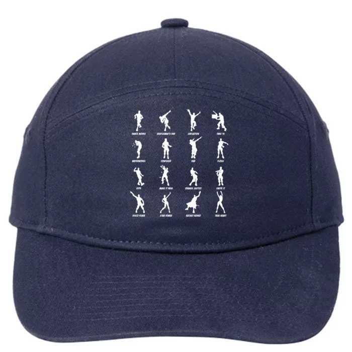 Dance Emotes 7-Panel Snapback Hat