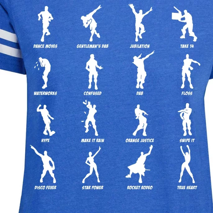 Dance Emotes Enza Ladies Jersey Football T-Shirt