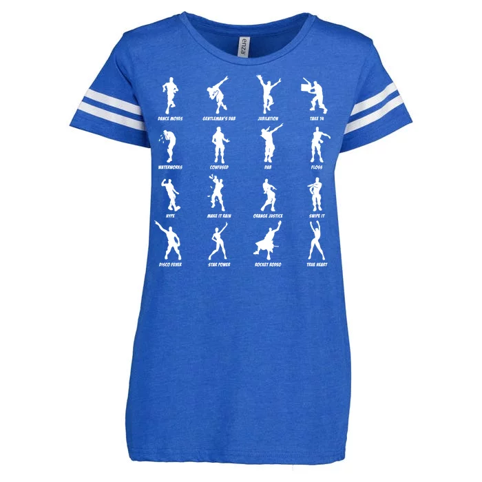 Dance Emotes Enza Ladies Jersey Football T-Shirt