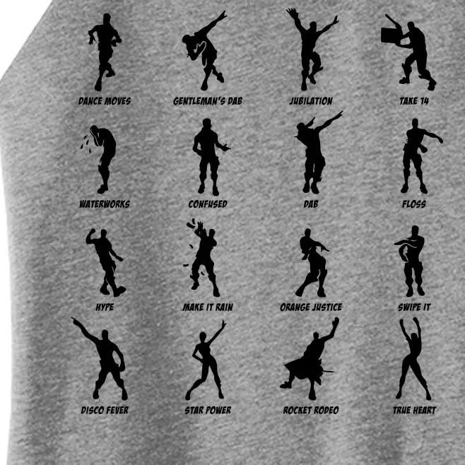 Dance Emotes Women’s Perfect Tri Rocker Tank