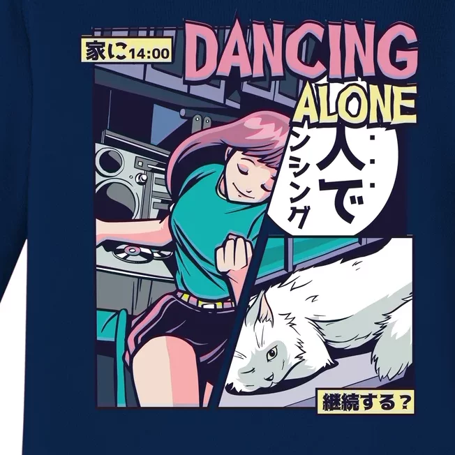 Dancing Alone Anime Baby Long Sleeve Bodysuit