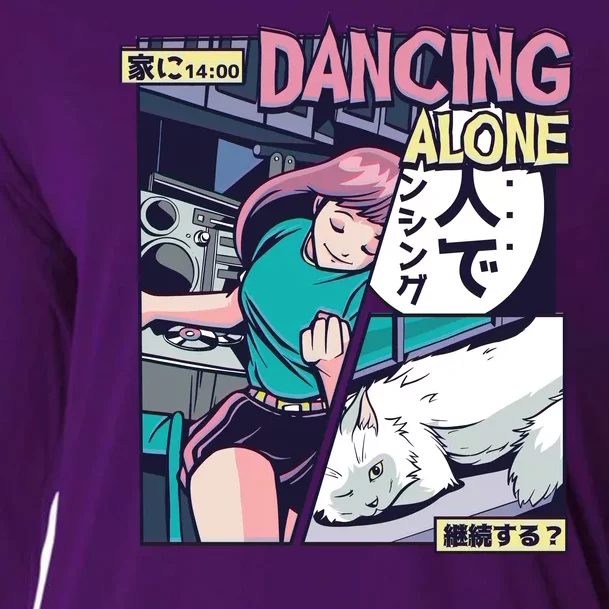 Dancing Alone Anime Cooling Performance Long Sleeve Crew