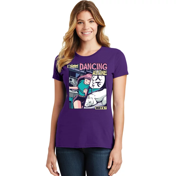 Dancing Alone Anime Women's T-Shirt