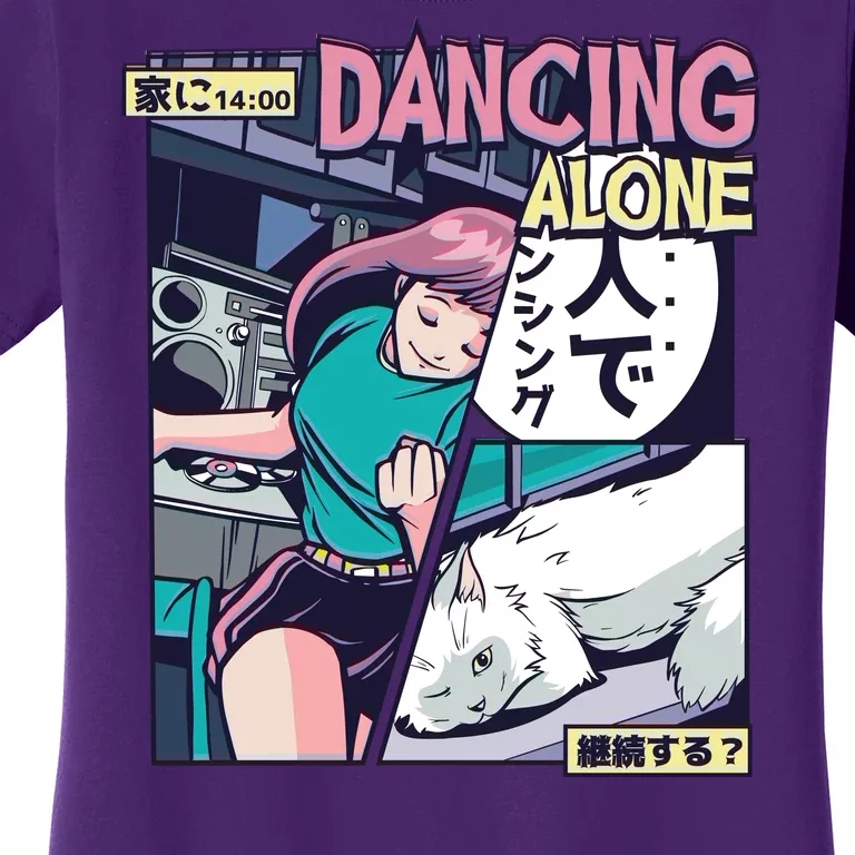 Dancing Alone Anime Women's T-Shirt