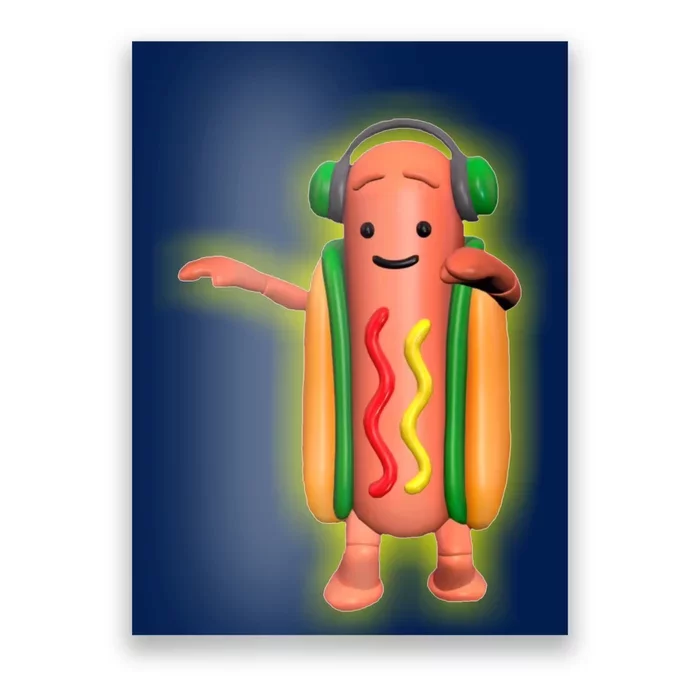 Dancing Hotdog Funny Hot Dog Gift' Men's T-Shirt