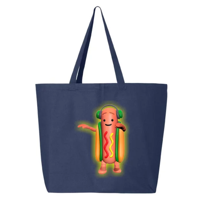 Dancing Hot Dog Funny Filter Meme 25L Jumbo Tote