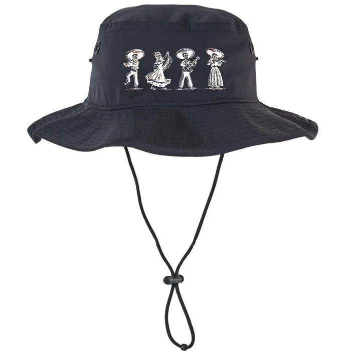 Dancing Mexican Skeletons Playing Music Legacy Cool Fit Booney Bucket Hat