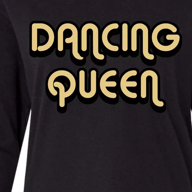 Dancing Queen Womens Cotton Relaxed Long Sleeve T-Shirt