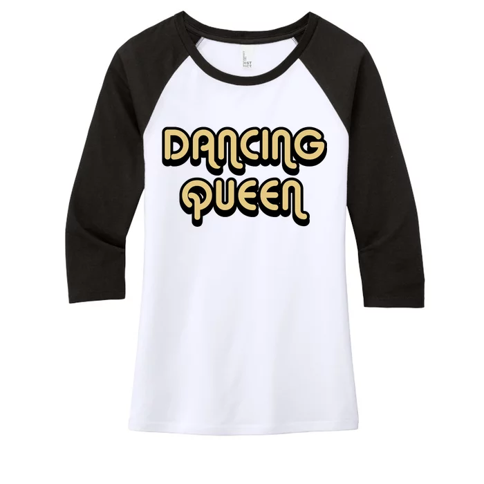 Dancing Queen Women's Tri-Blend 3/4-Sleeve Raglan Shirt