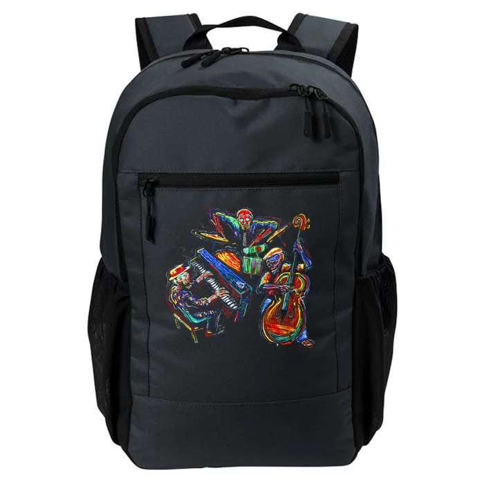 Dancing Skeleton Music Band Daily Commute Backpack