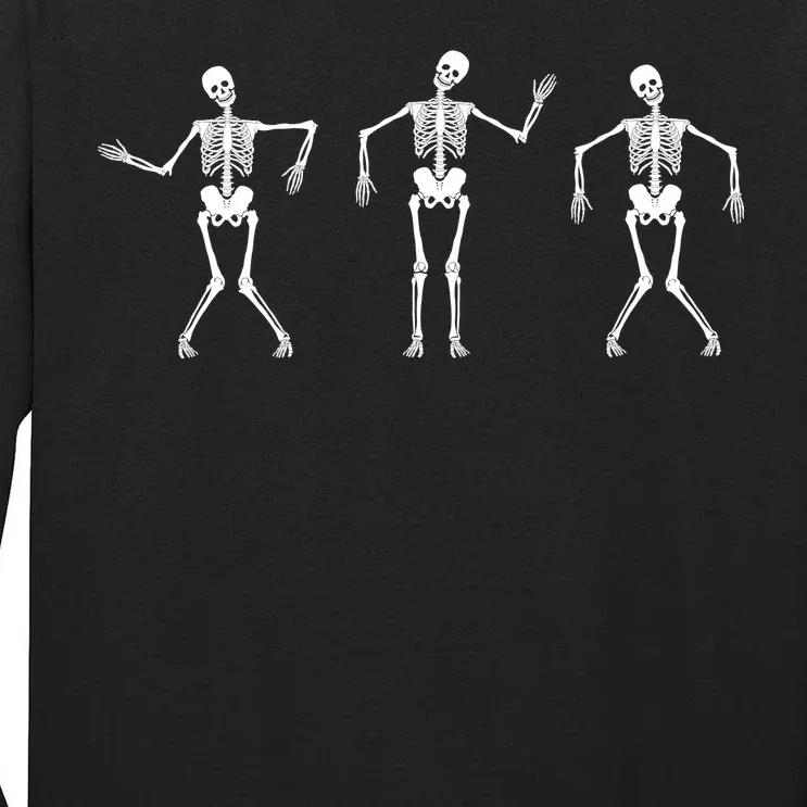 Dancing Skeletons Cute Halloween Tall Long Sleeve T-Shirt