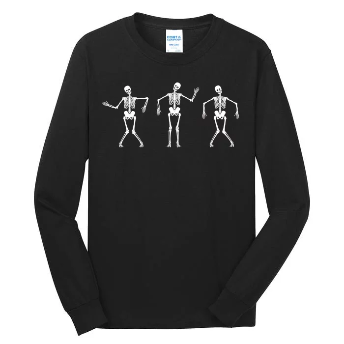 Dancing Skeletons Cute Halloween Tall Long Sleeve T-Shirt