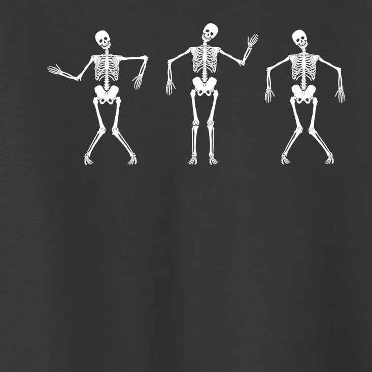 Dancing Skeletons Cute Halloween Toddler T-Shirt