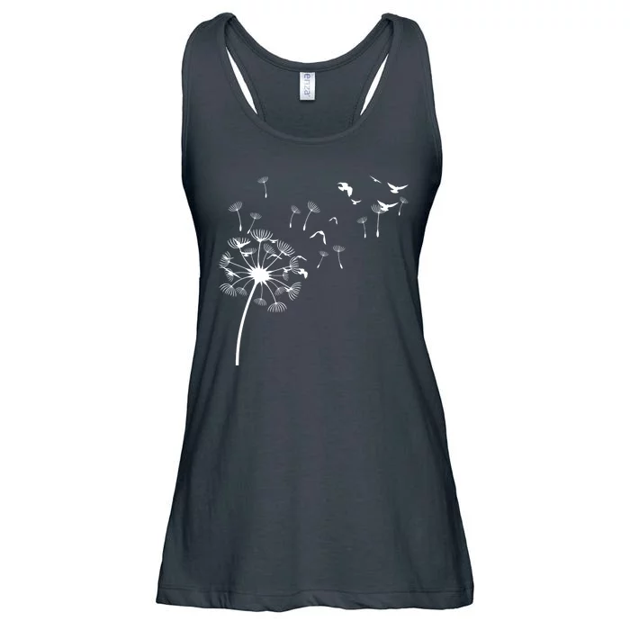 Dandelion Birds Ladies Essential Flowy Tank