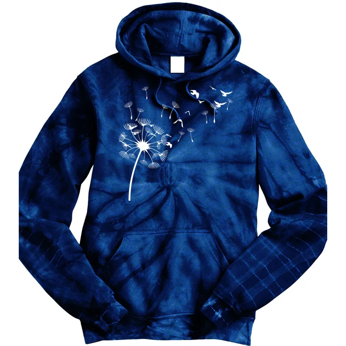 Dandelion Birds Tie Dye Hoodie