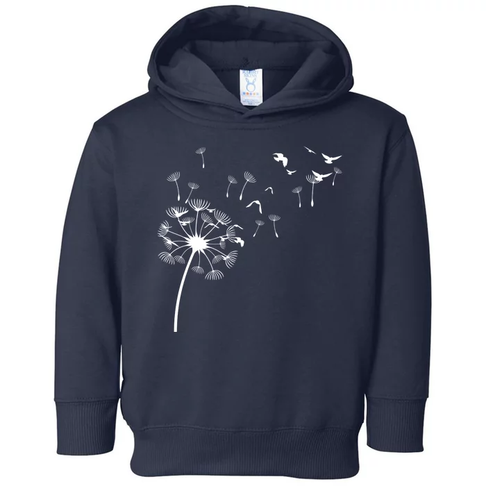 Dandelion Birds Toddler Hoodie