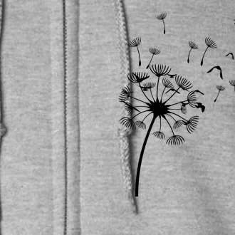 Dandelion Birds Full Zip Hoodie