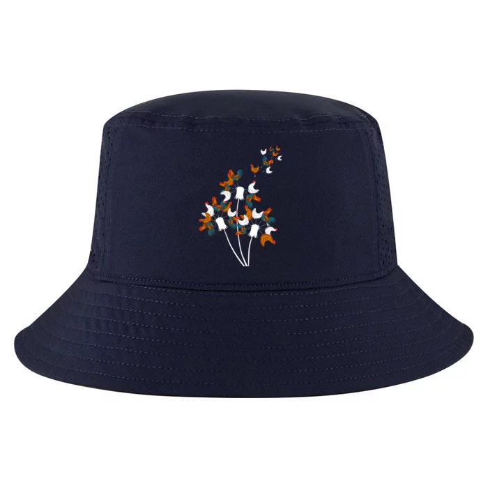 Dandelion Chicken Cool Comfort Performance Bucket Hat