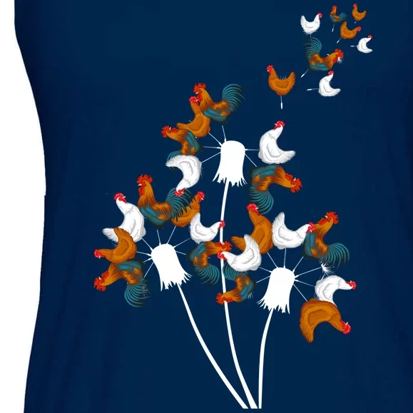 Dandelion Chicken Ladies Essential Flowy Tank