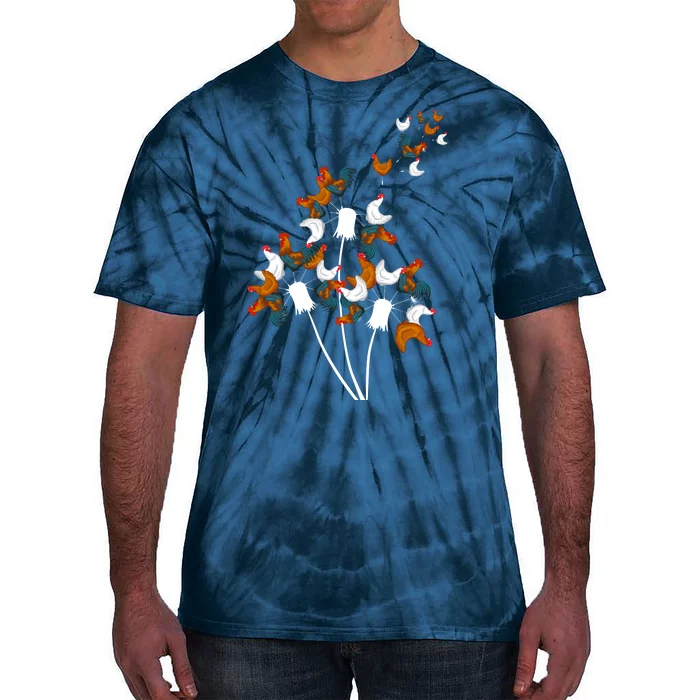 Dandelion Chicken Tie-Dye T-Shirt