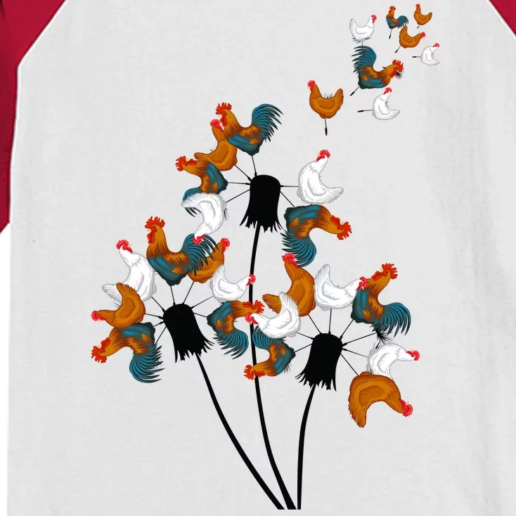 Dandelion Chicken Kids Colorblock Raglan Jersey