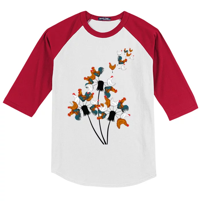 Dandelion Chicken Kids Colorblock Raglan Jersey