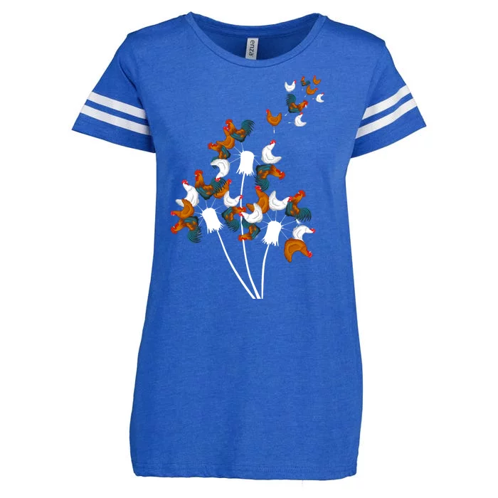 Dandelion Chicken Enza Ladies Jersey Football T-Shirt