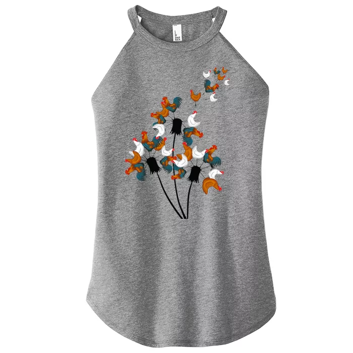 Dandelion Chicken Women’s Perfect Tri Rocker Tank