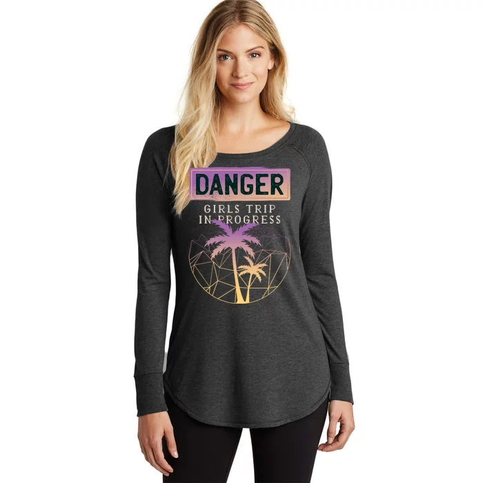 Danger Girls Trip In Progress Women's Perfect Tri Tunic Long Sleeve Shirt