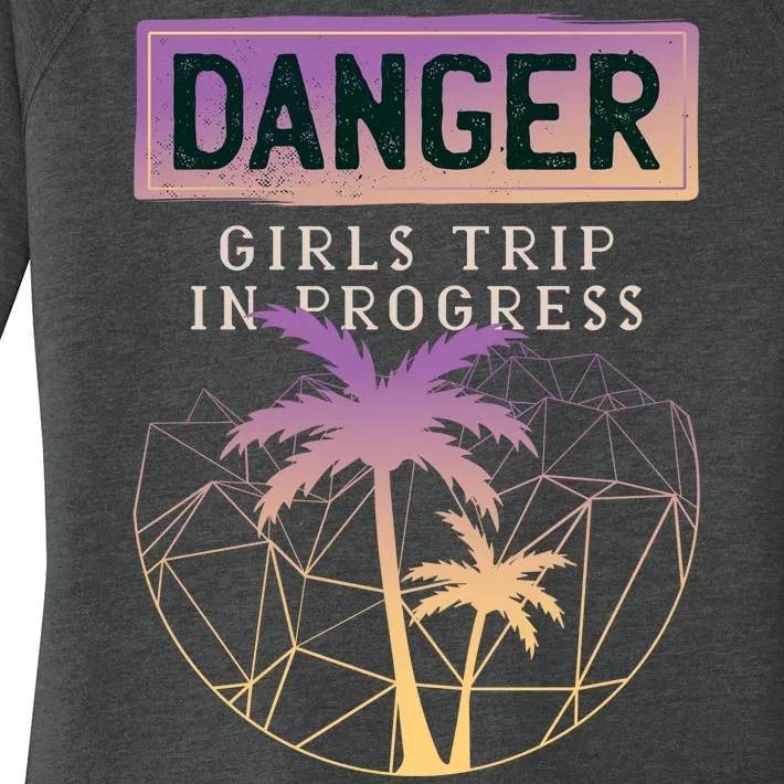 Danger Girls Trip In Progress Women's Perfect Tri Tunic Long Sleeve Shirt