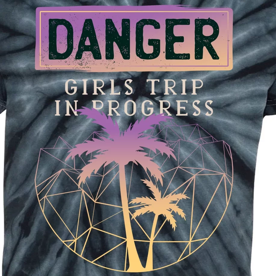 Danger Girls Trip In Progress Kids Tie-Dye T-Shirt