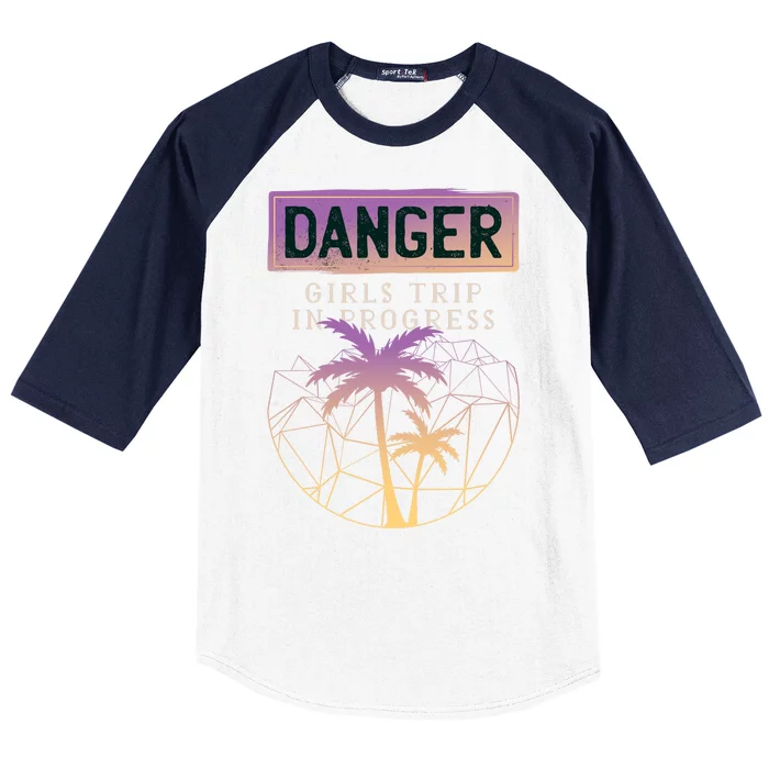 Danger Girls Trip In Progress Baseball Sleeve Shirt