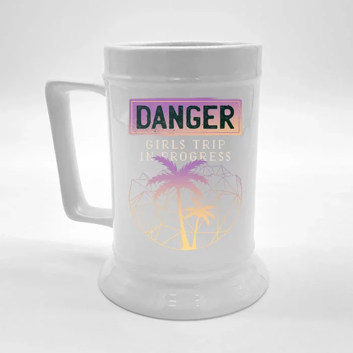 Danger Girls Trip In Progress Front & Back Beer Stein