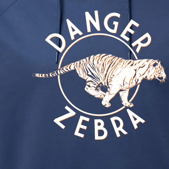 Danger Zebra Performance Fleece Hoodie