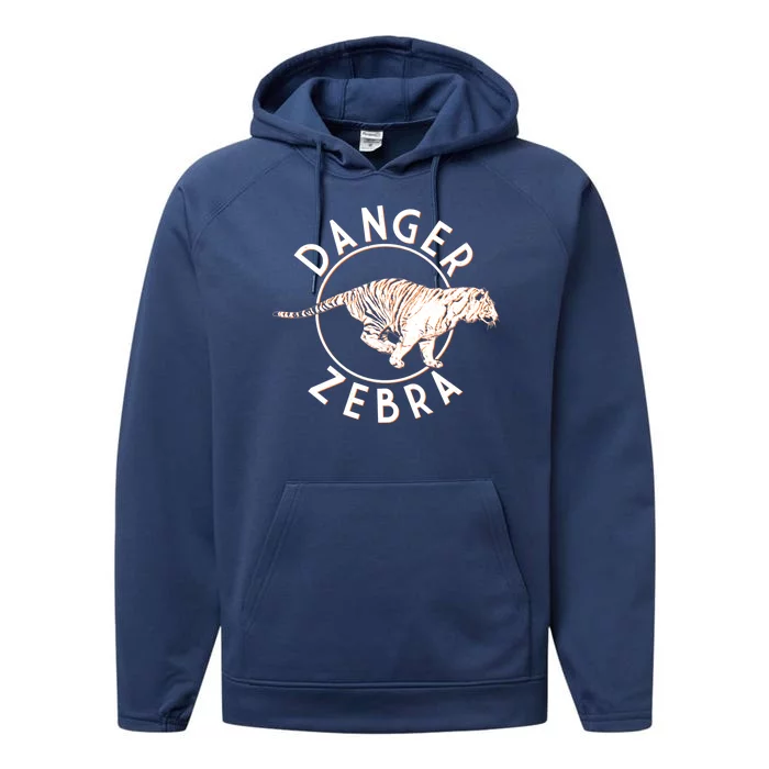 Danger Zebra Performance Fleece Hoodie