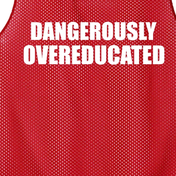 Dangerously Overeducated Mesh Reversible Basketball Jersey Tank