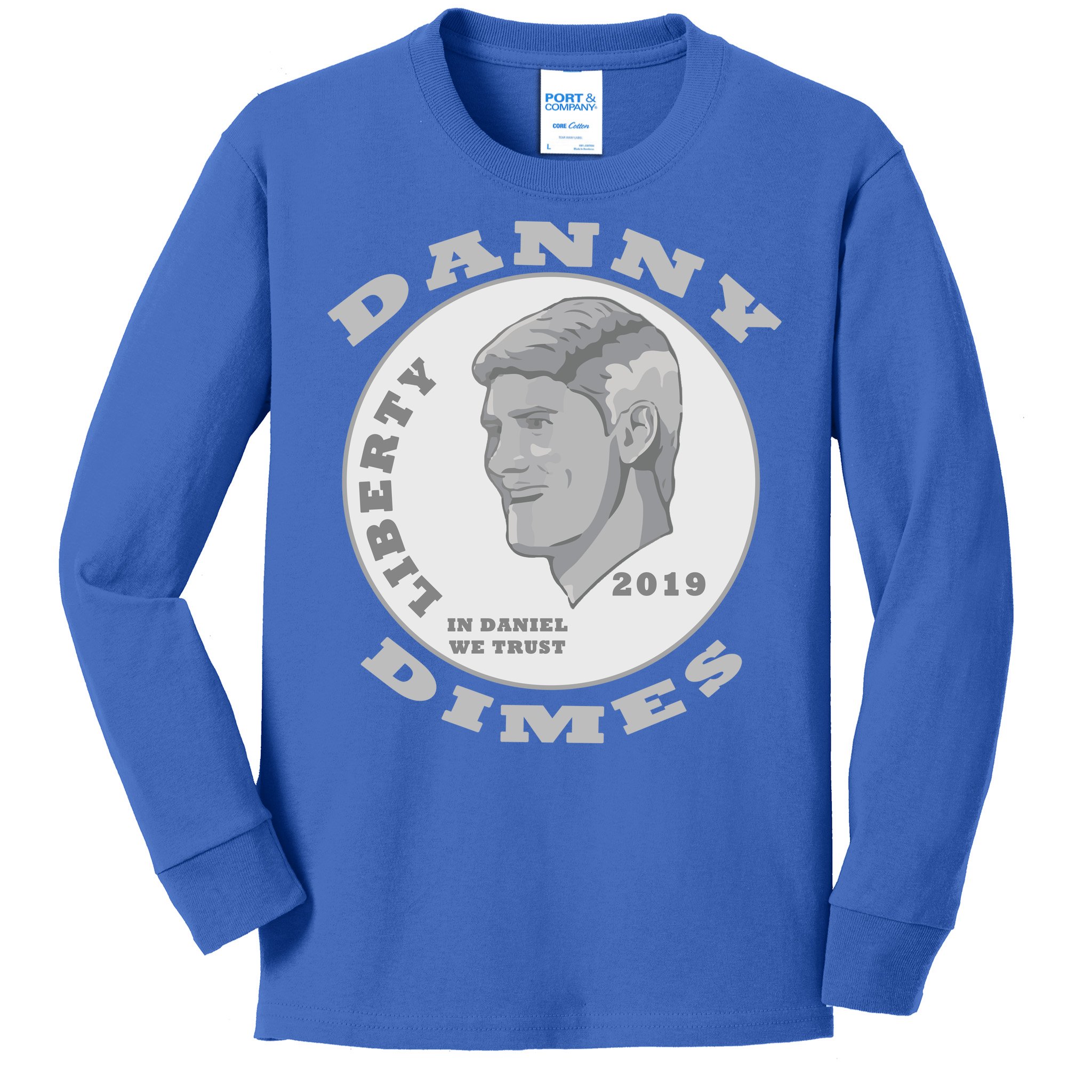 Danny Dimes Ny Giants Long Sleeve T-Shirt