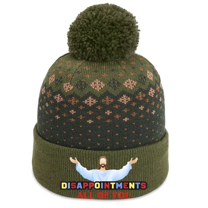 Disappointments All Of You Jesus Sarcastic Humor The Baniff Cuffed Pom Beanie