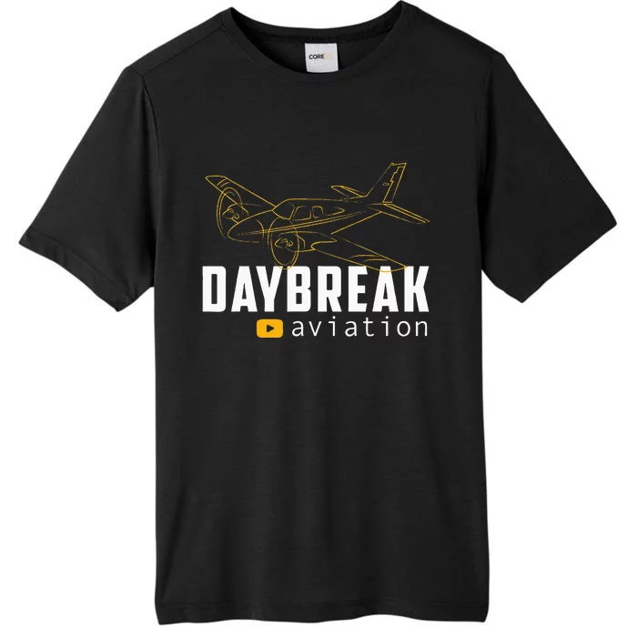 Daybreak Aviation Outline Airplane ChromaSoft Performance T-Shirt